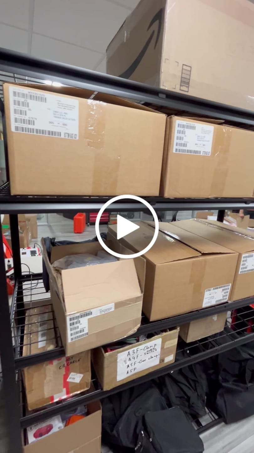 Customer video review of REIBII 60" W Heavy Duty Metal Shelving Unit, Adjustable Shelves for Storage, Rust-Proof Shelving for Garage, Industrial, Warehouse, Basement & Workshop