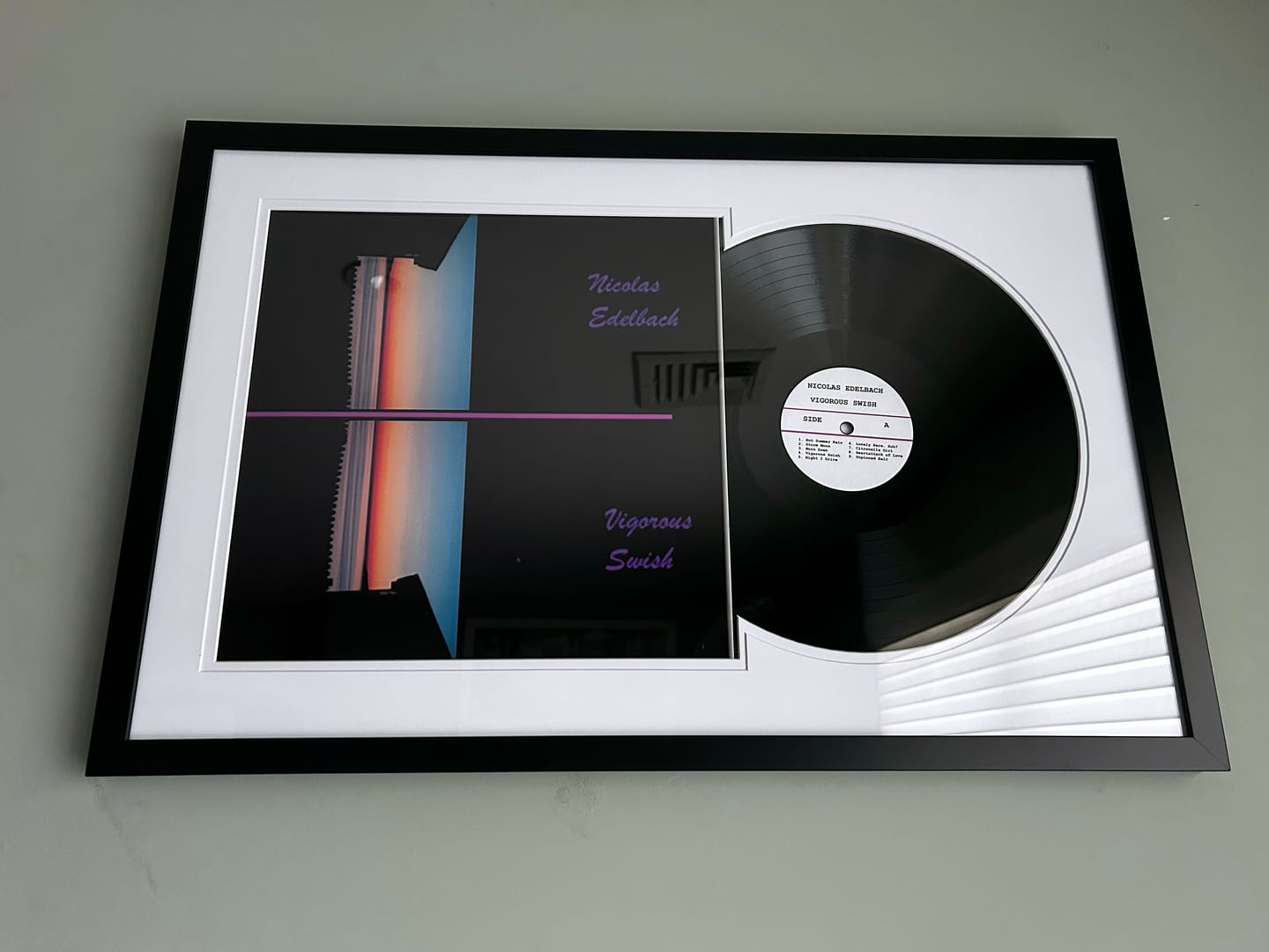 Customer photo review of Custom Vinyl Records
