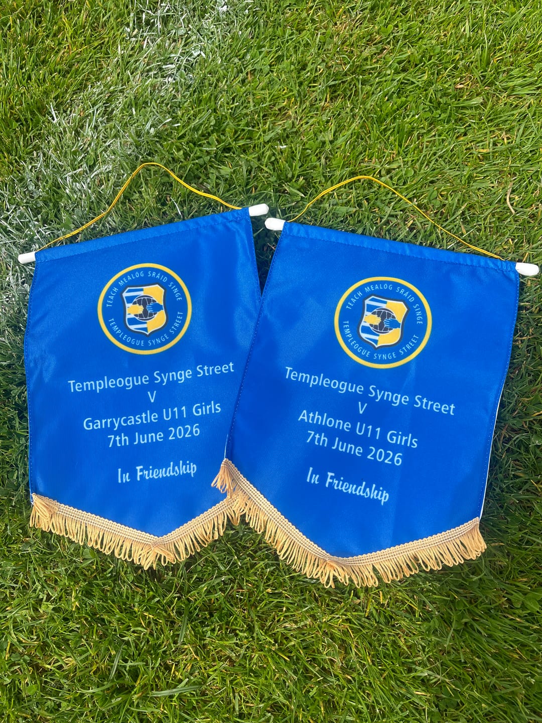 Customer photo review of Personalised Pennant