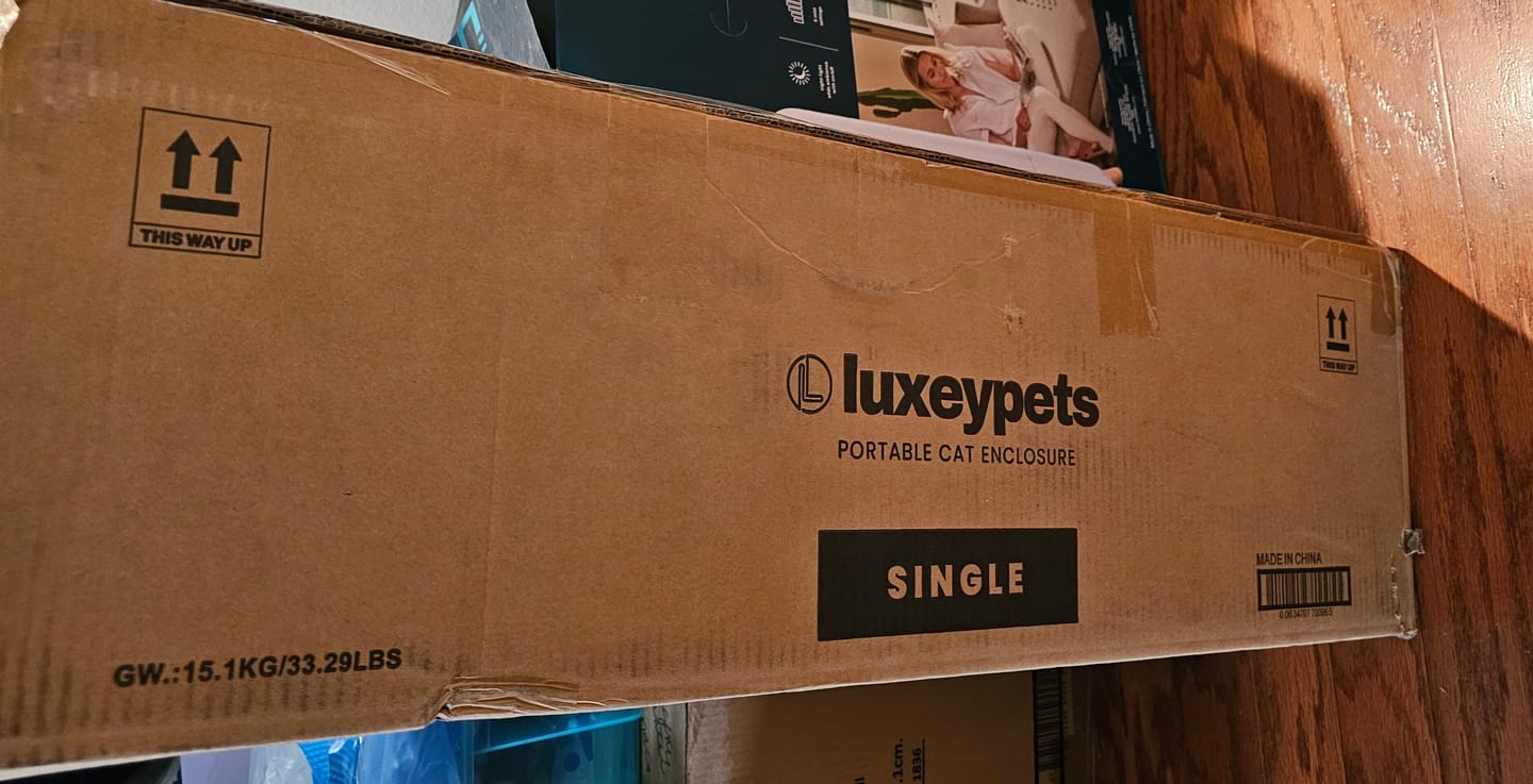 Customer photo review of Cat Enclosure | Large