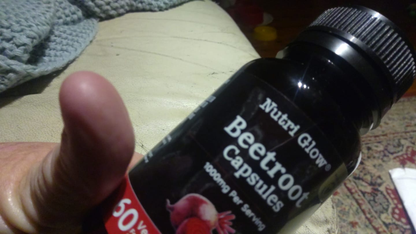 Customer photo review of Nutri Glow Organic Beetroot 60 Capsules