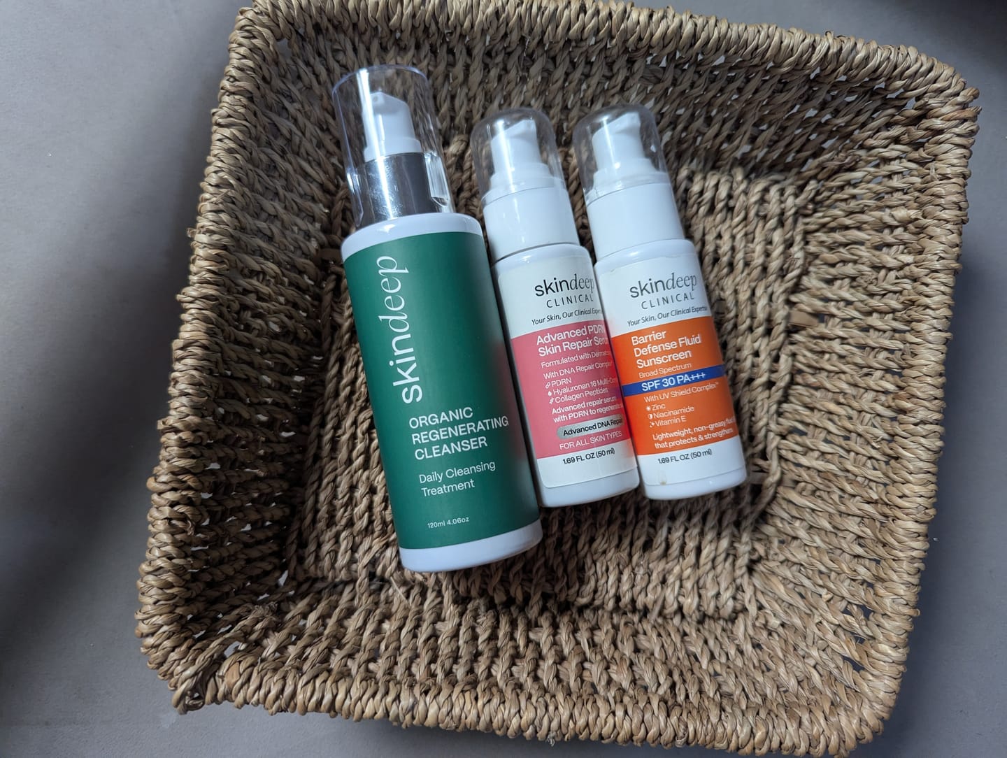 Customer photo review of Barrier Defense Fluid Sunscreen