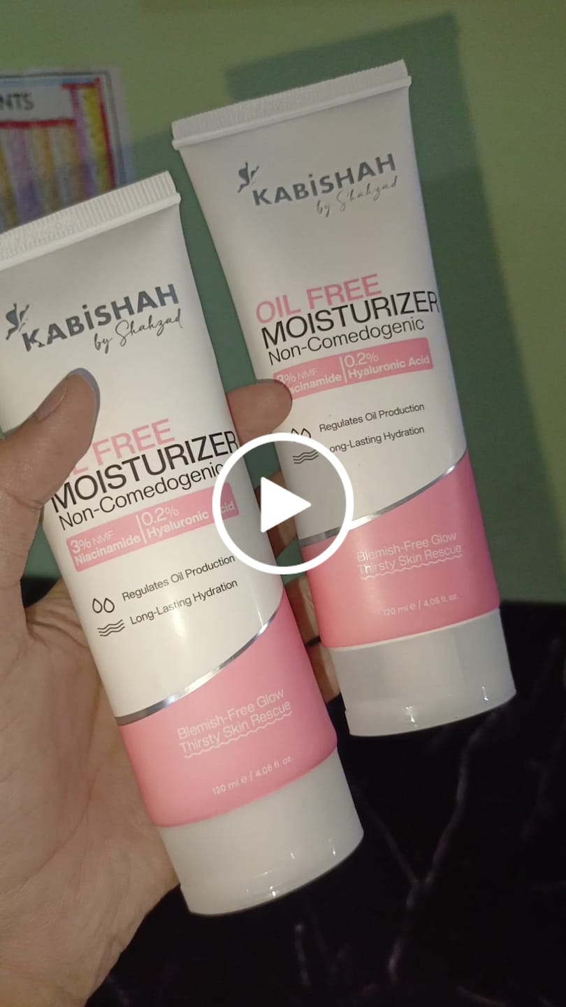 Customer video review of Oil Free Moisturizer Buy 1 Get 1 Free