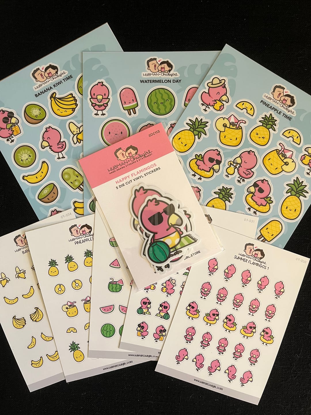 Customer photo review of Tropical Fun Sticker Set