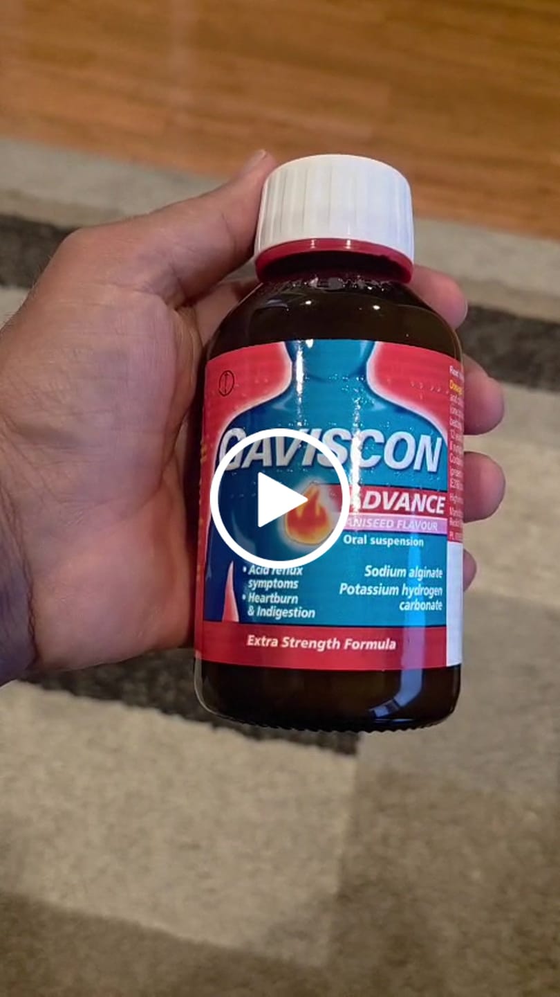 Customer video review of Gaviscon Advance Aniseed Flavour Oral Suspension,250ml 6 Pack