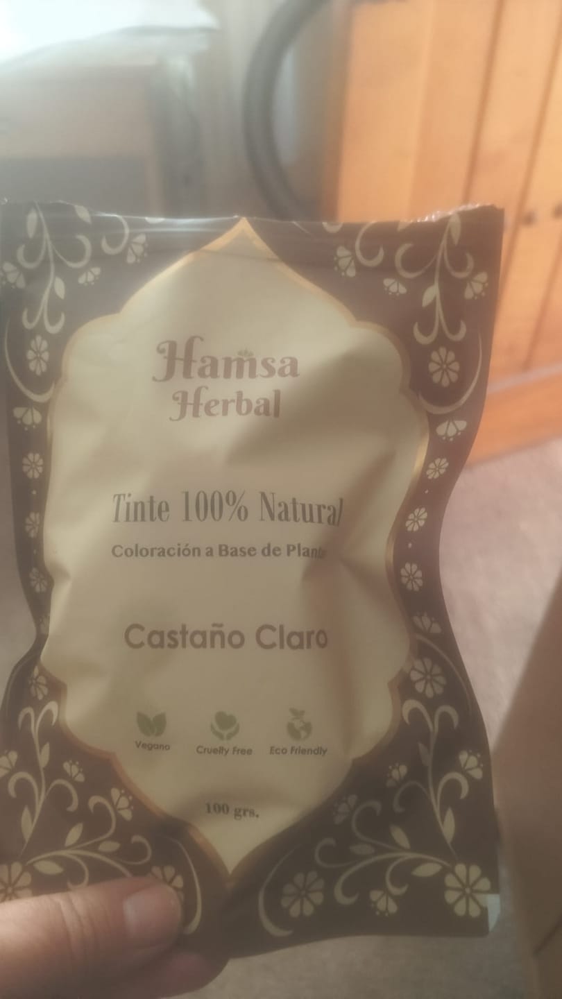 Customer photo review of Tinte 100% Natural - Castaño Claro