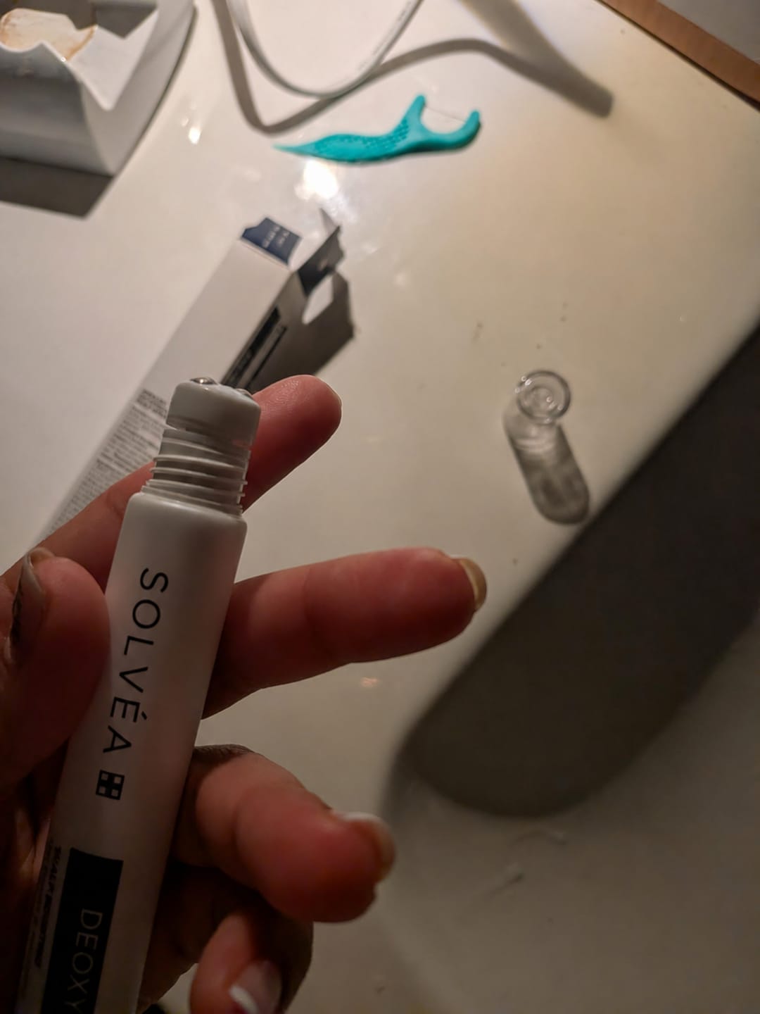 Customer photo review of Deoxyribose Scalp Serum