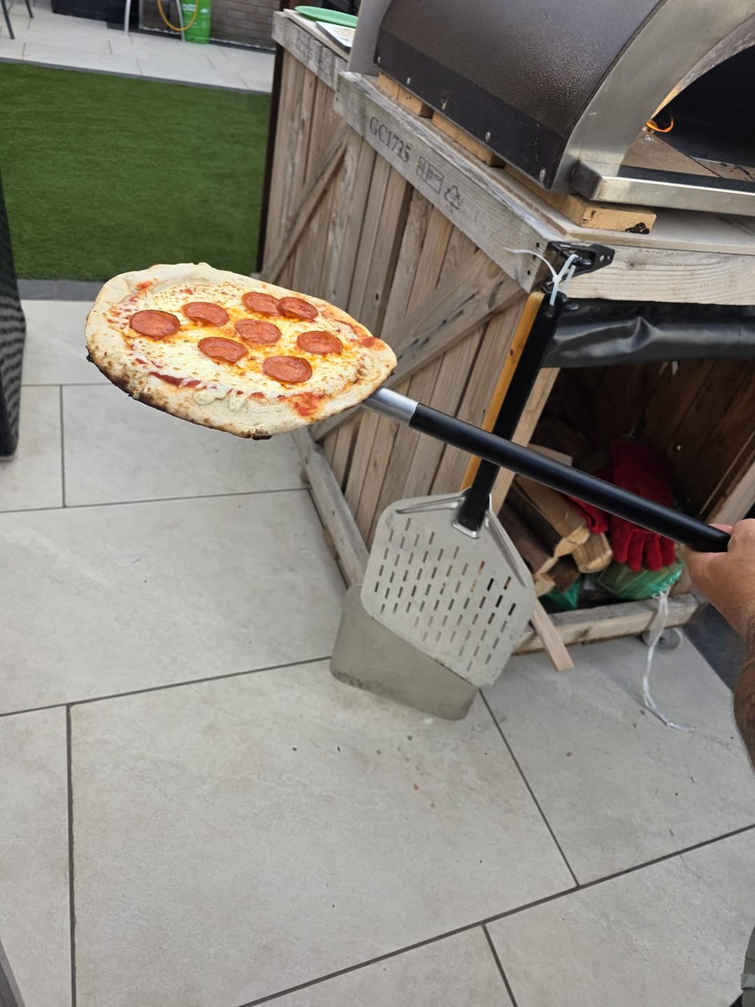 Customer photo review of Sourdough Pizza Bases (boxes of 25 bases)