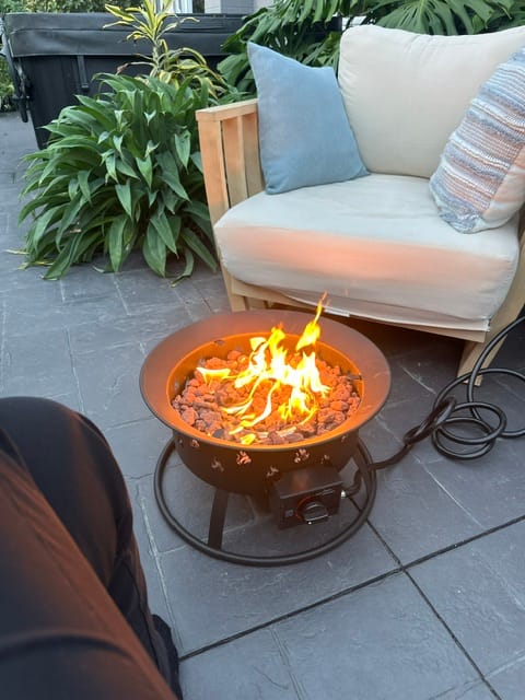Customer photo review of VANTA Portable Outdoor Gas Fire Pit