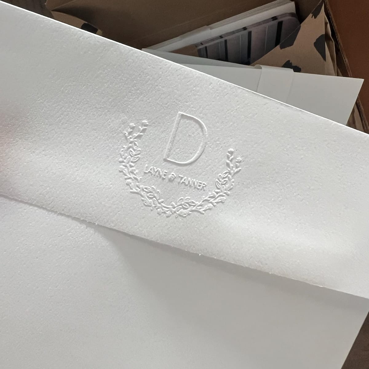 Customer photo review of Monogram Embosser