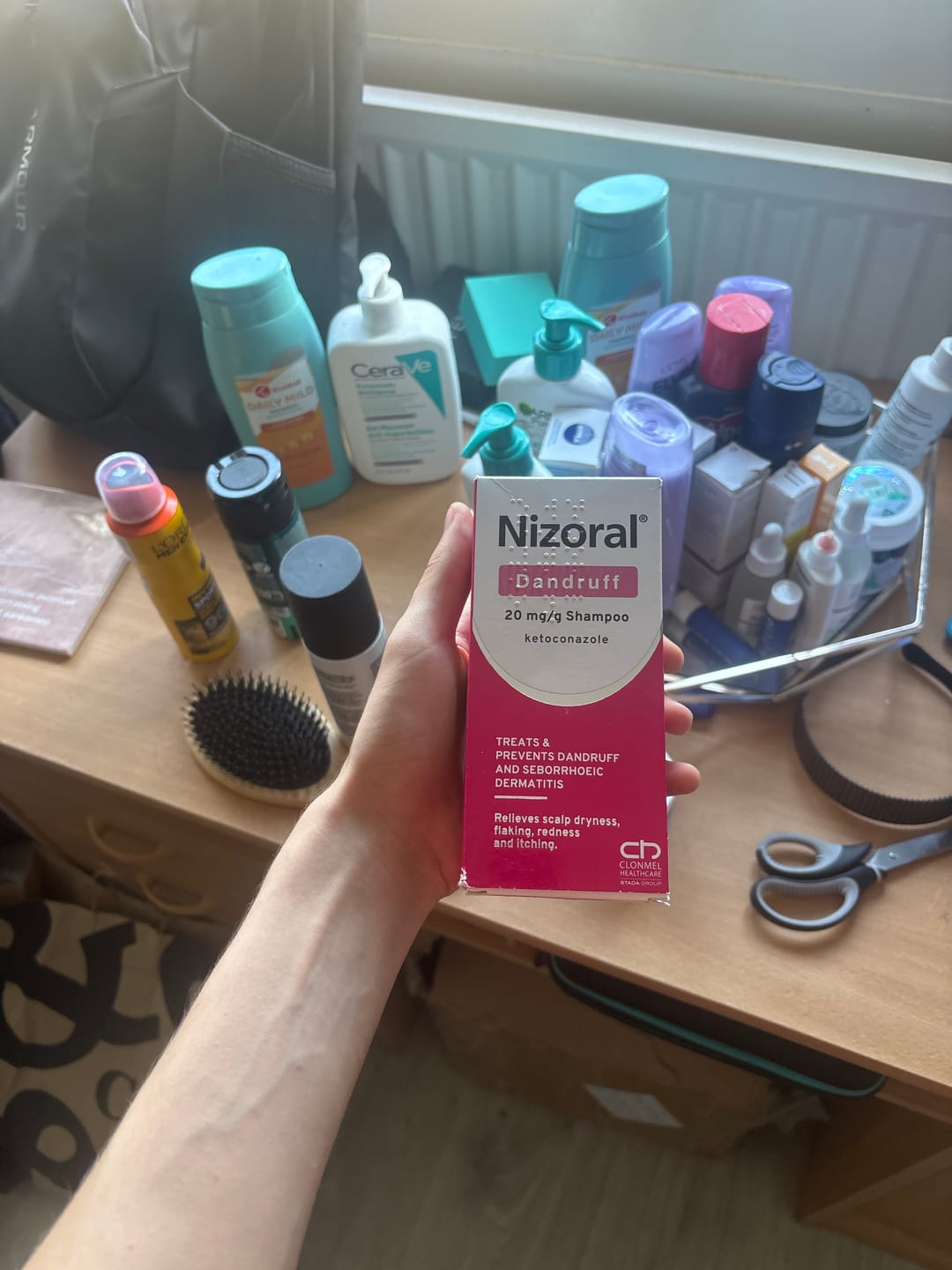 Customer photo review of Nizoral Anti-Dandruff Shampoo 100ml