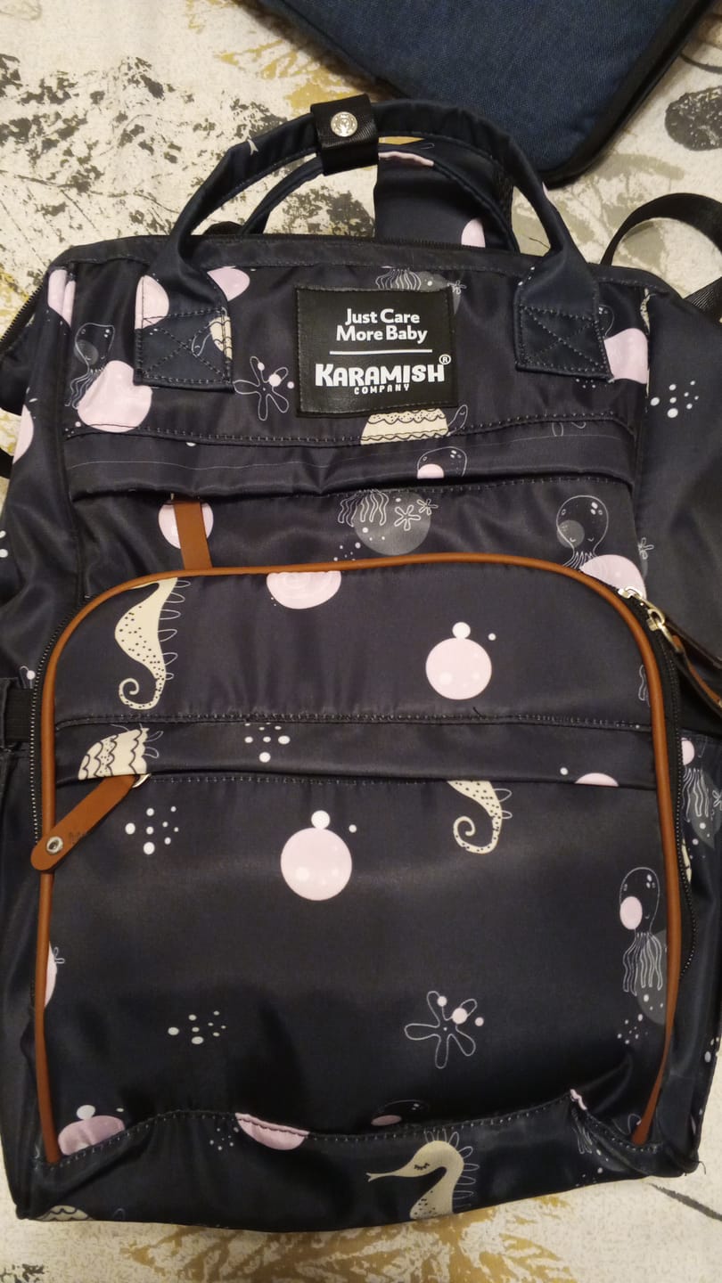 Customer photo review of 🎒شنطة ظهر للأم والبيبي(مشجر)