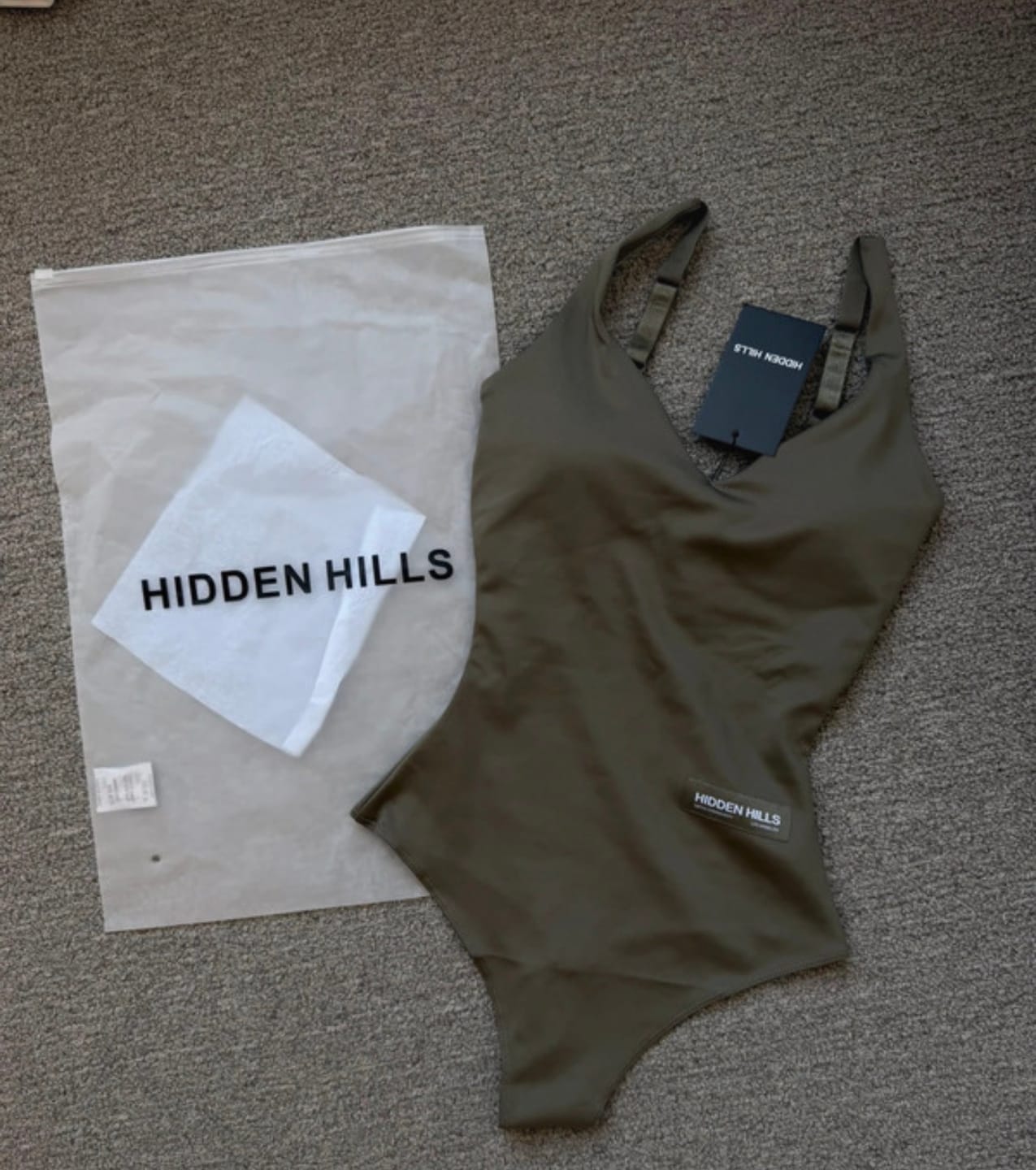 Customer photo review of LABEL BODYSUIT SAGE