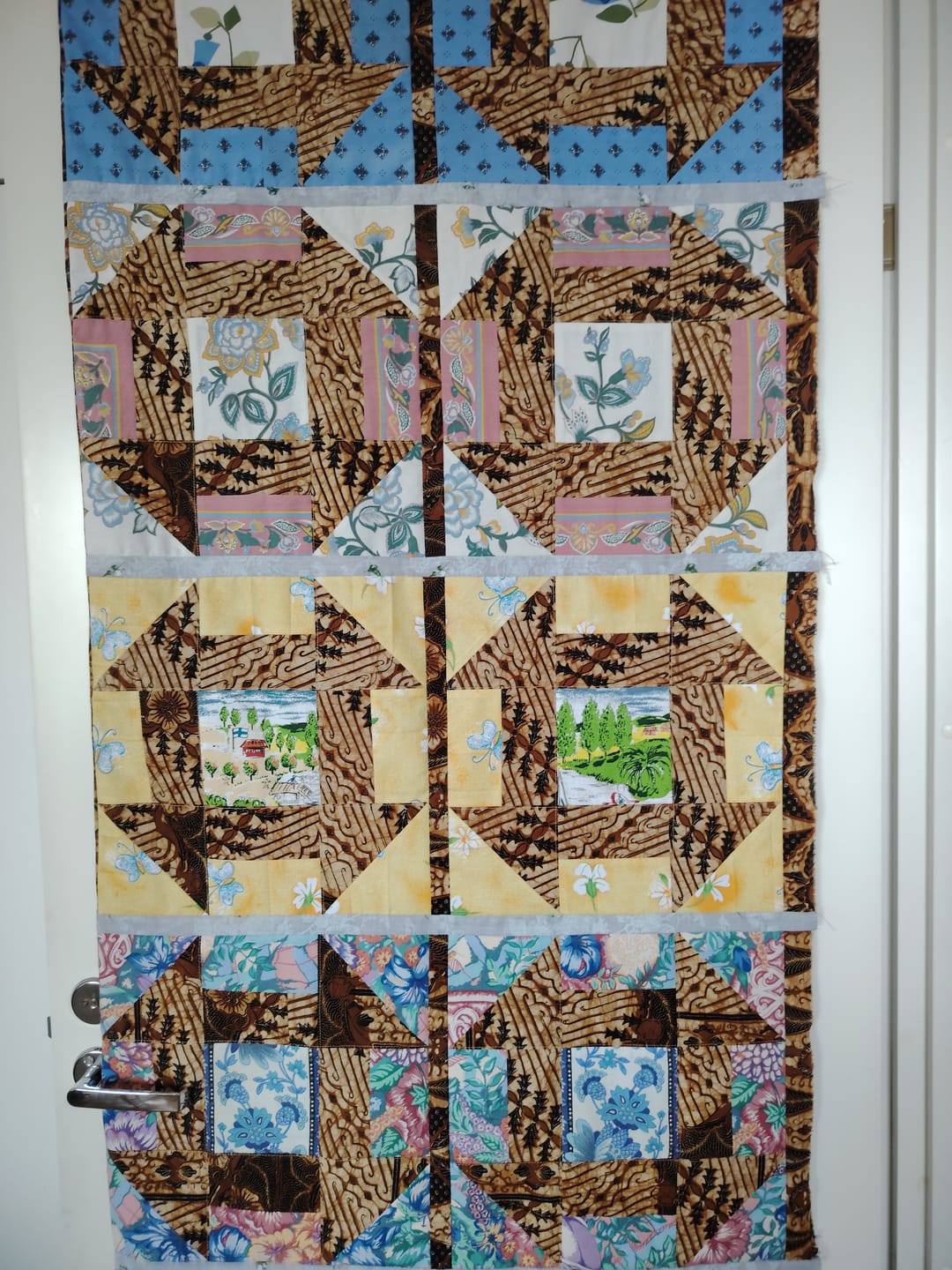 Customer photo review of Ruskea kuviollinen Puuvilla - Pala