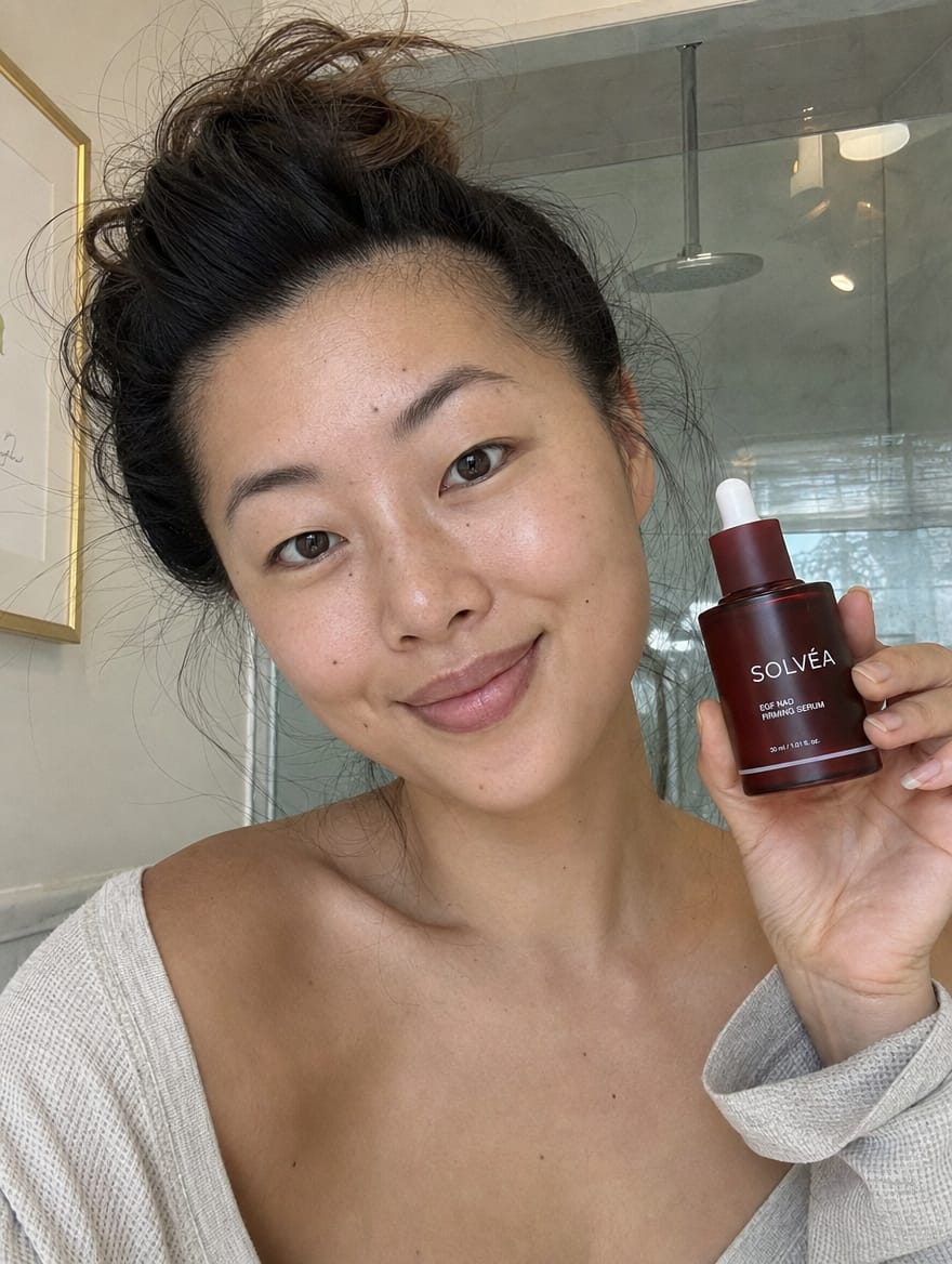 Customer photo review of NAD+ Serum