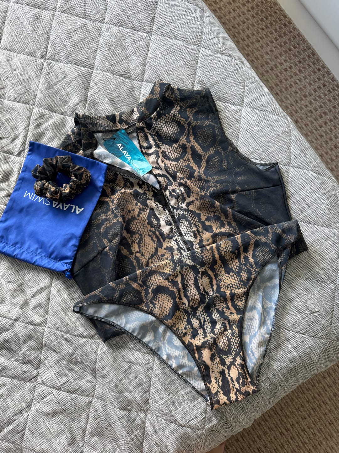 Customer photo review of One-Piece Sleeveless with Zipper