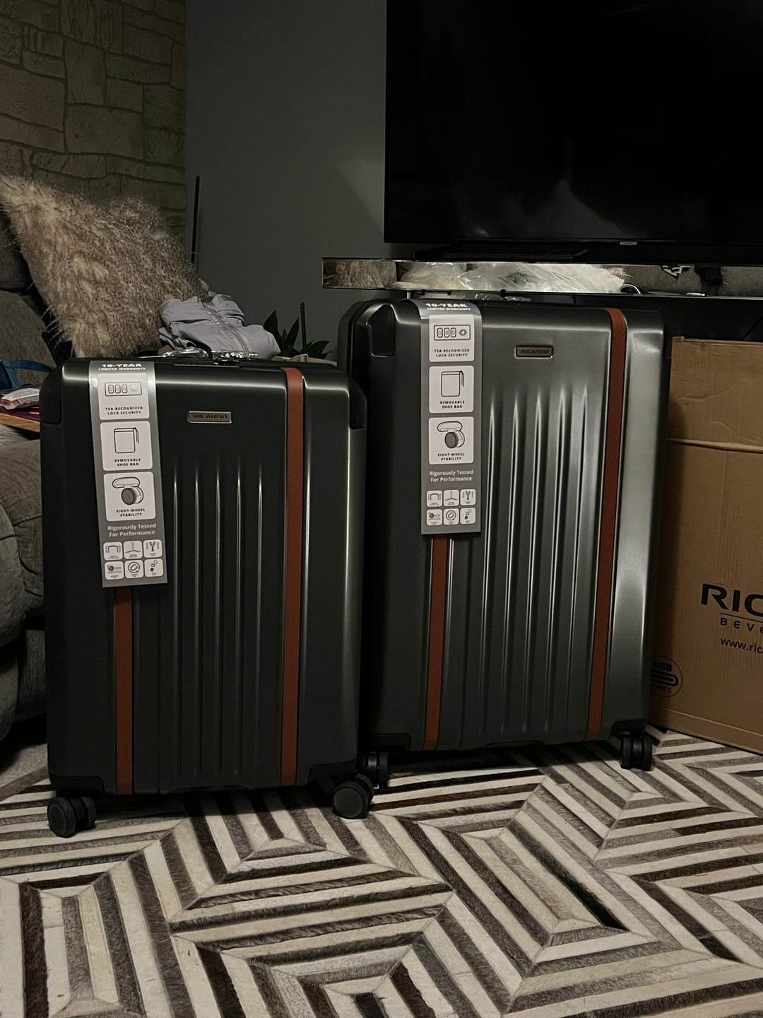 Customer photo review of Montecito 2.0 Hardside 3-Piece Set
