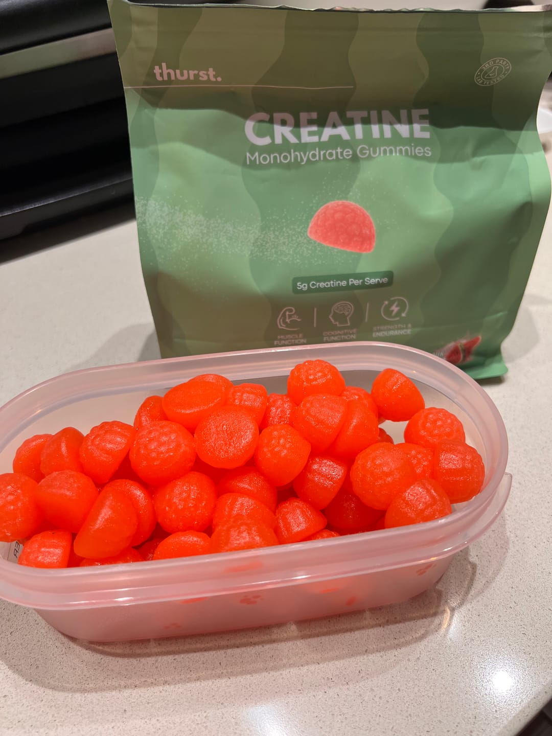 Customer photo review of Creatine Gummies - Pre-order | Ships ~30th Sept