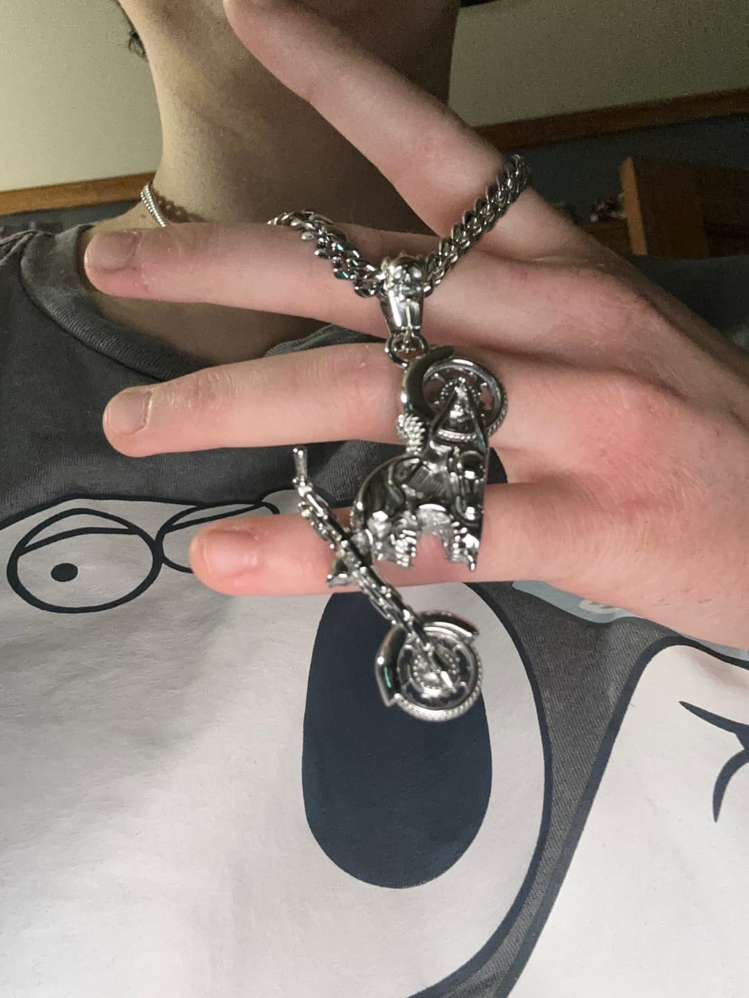 Customer photo review of MOTORCYCLE PENDANT