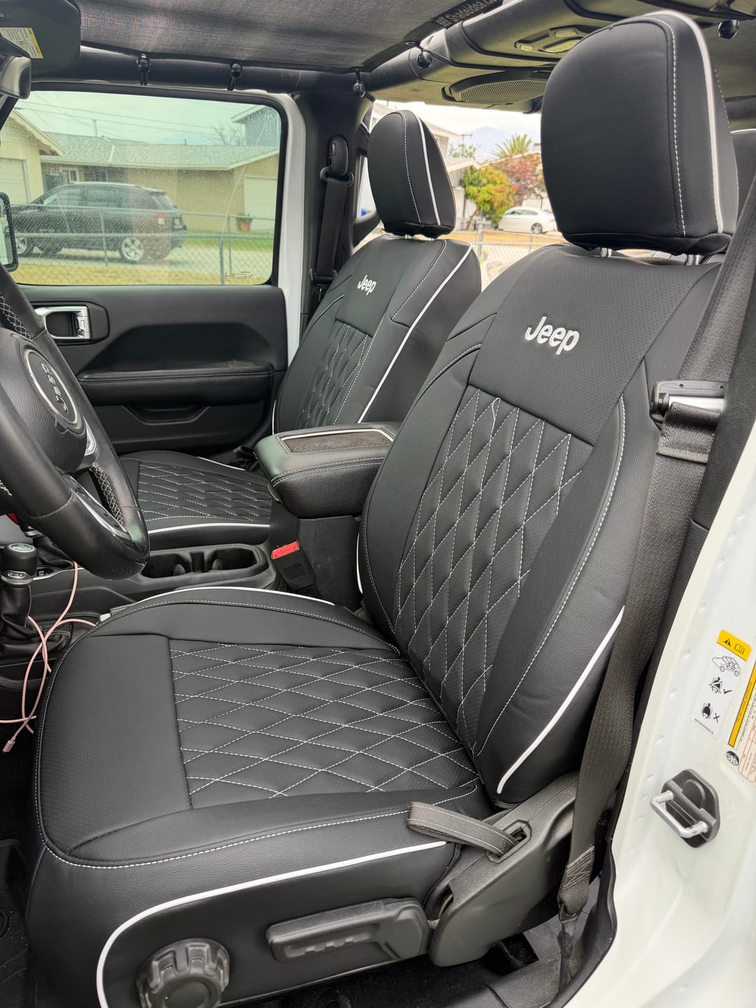 Customer photo review of Premium Custom-Fit Seat Covers