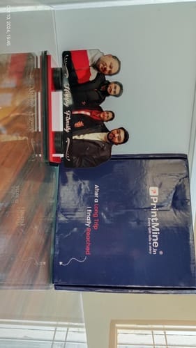 Customer photo review of Personalized Couple & Family Photo Caricature | Unique Gift for Anniversary, Birthday & Special Occasions