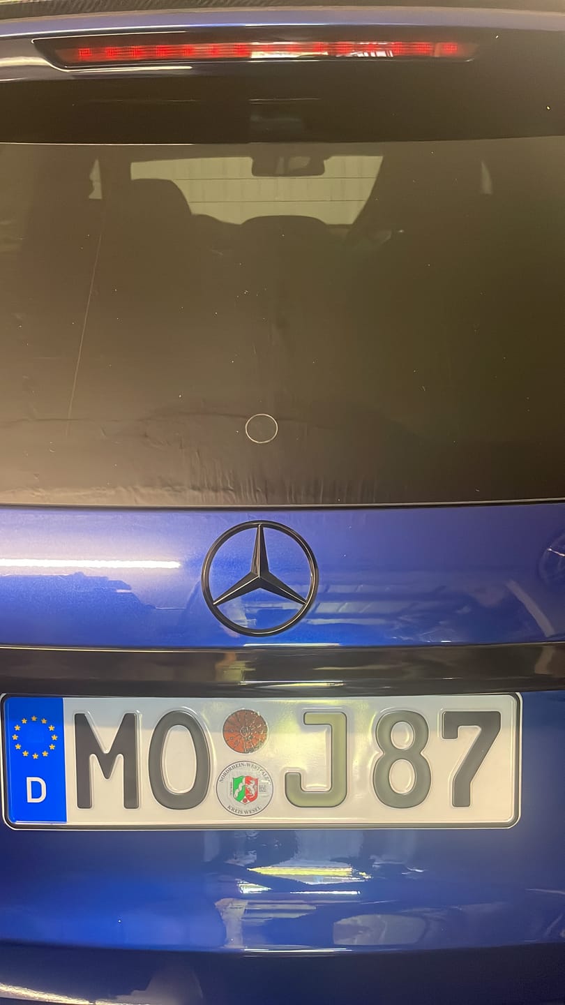 Customer photo review of Heckwischer Echtglas Stopfen | Mercedes