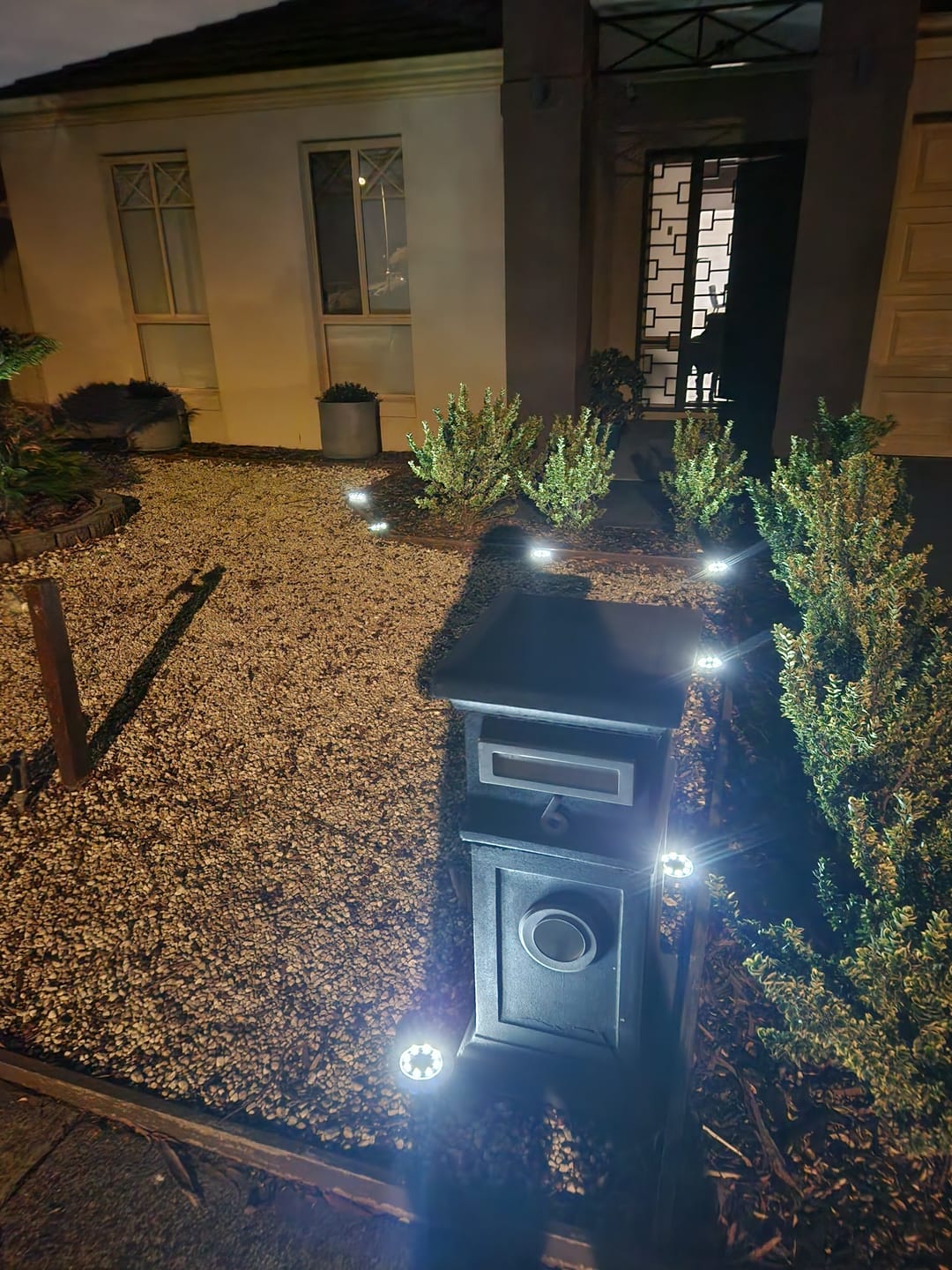 Customer photo review of SolaGarden™ LED Ground Light Pack