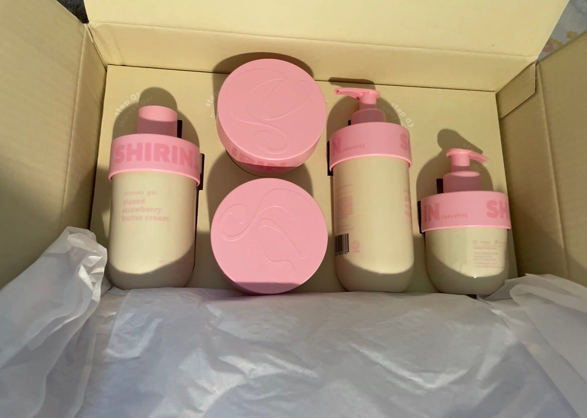 Customer photo review of The Complete Bodycare - 5er Set Glazed Strawberry Butter Cream