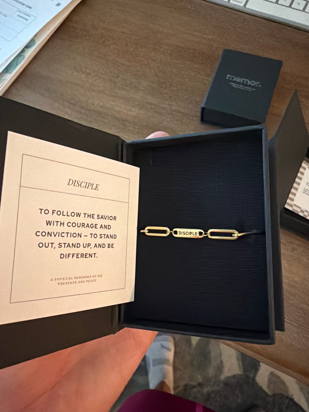Customer photo review of Disciple Chain Bracelet