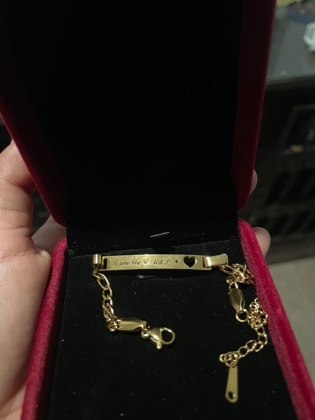 Customer photo review of Pulsera Fígaro Personalizada