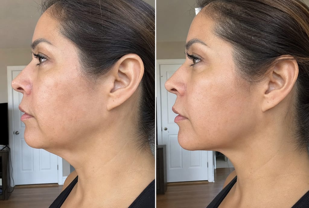 Customer photo review of Copper Peptide Serum