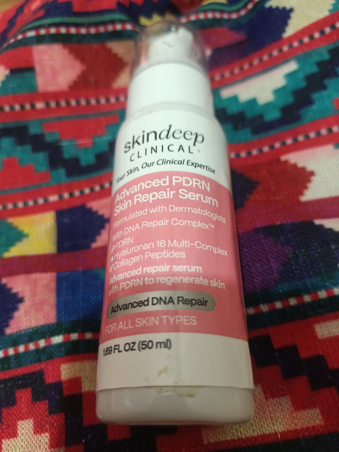 Customer photo review of Advanced PDRN Skin Repair Serum