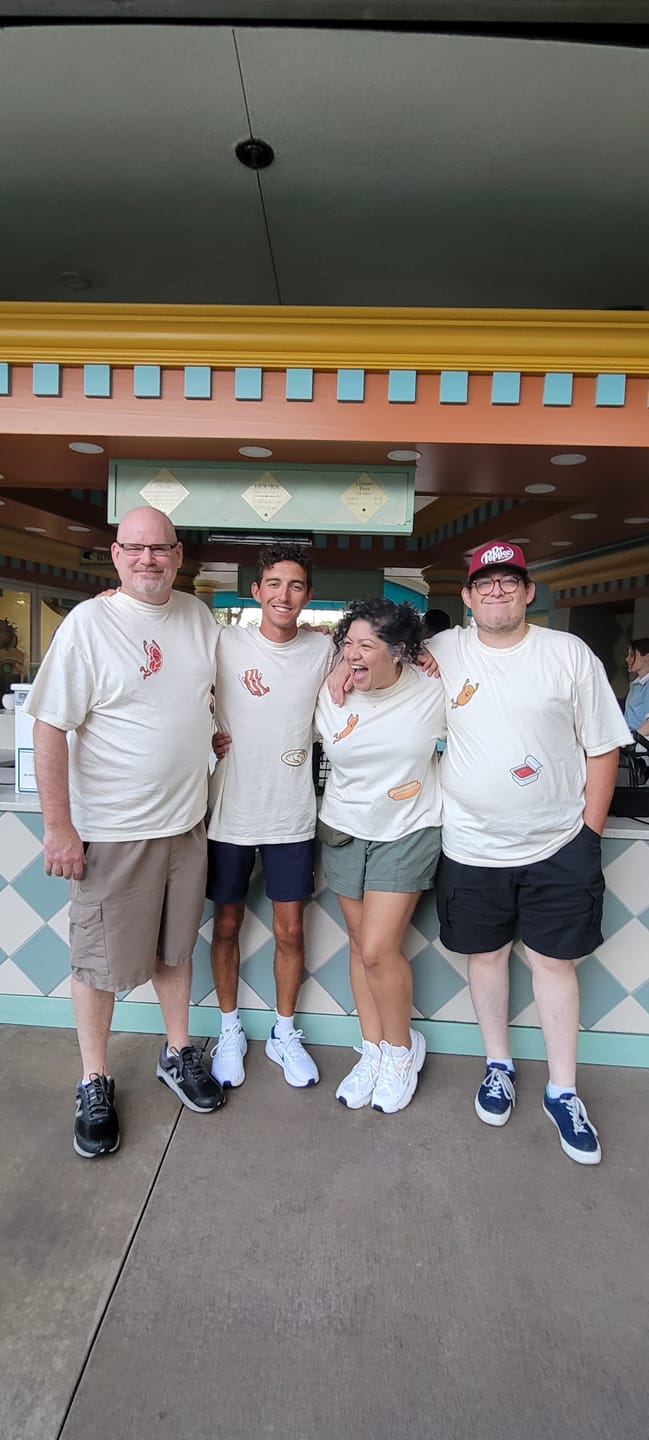 Customer photo review of Steak Dive — Premium Tee