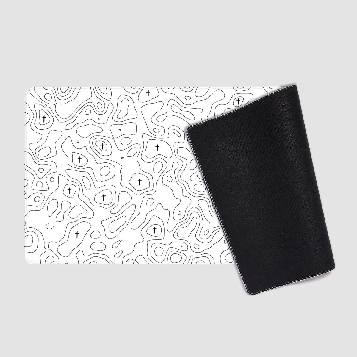 Customer photo review of White Topo Mousepad