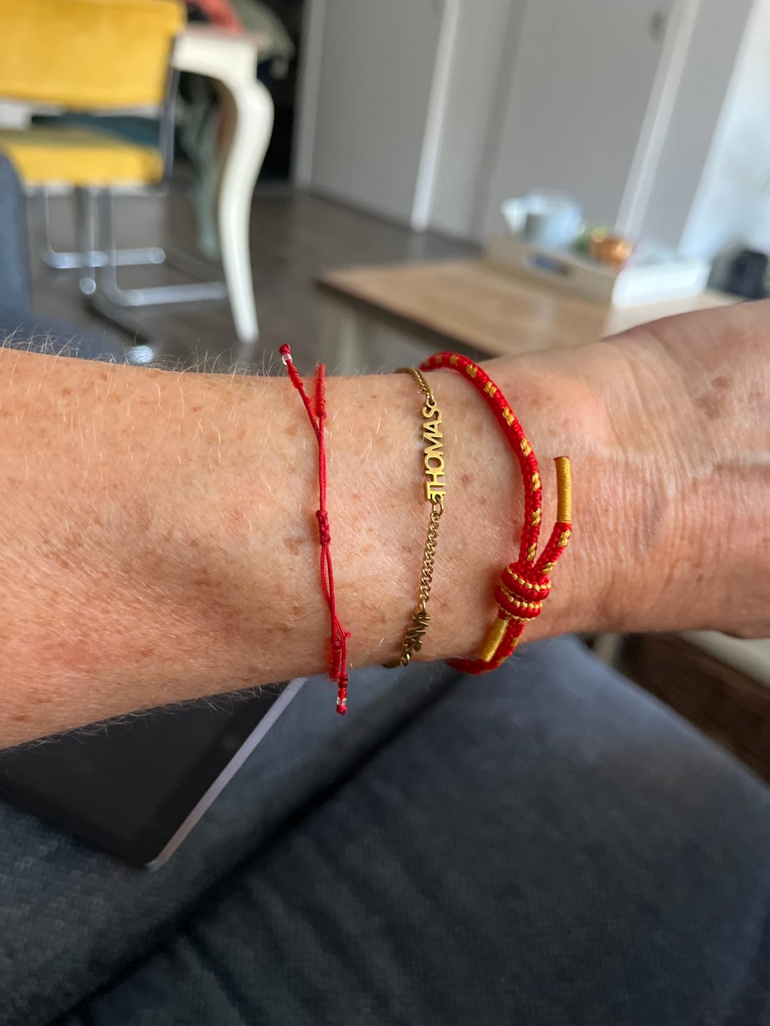 Customer photo review of Gepersonaliseerde armband met naam