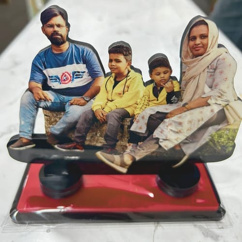Customer photo review of Personalized Couple & Family Photo Caricature | Unique Gift for Anniversary, Birthday & Special Occasions