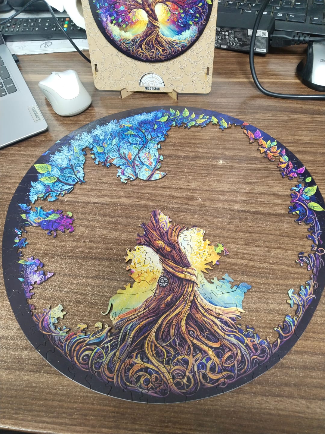 Customer photo review of Hayat Ağacı - Ahşap Puzzle
