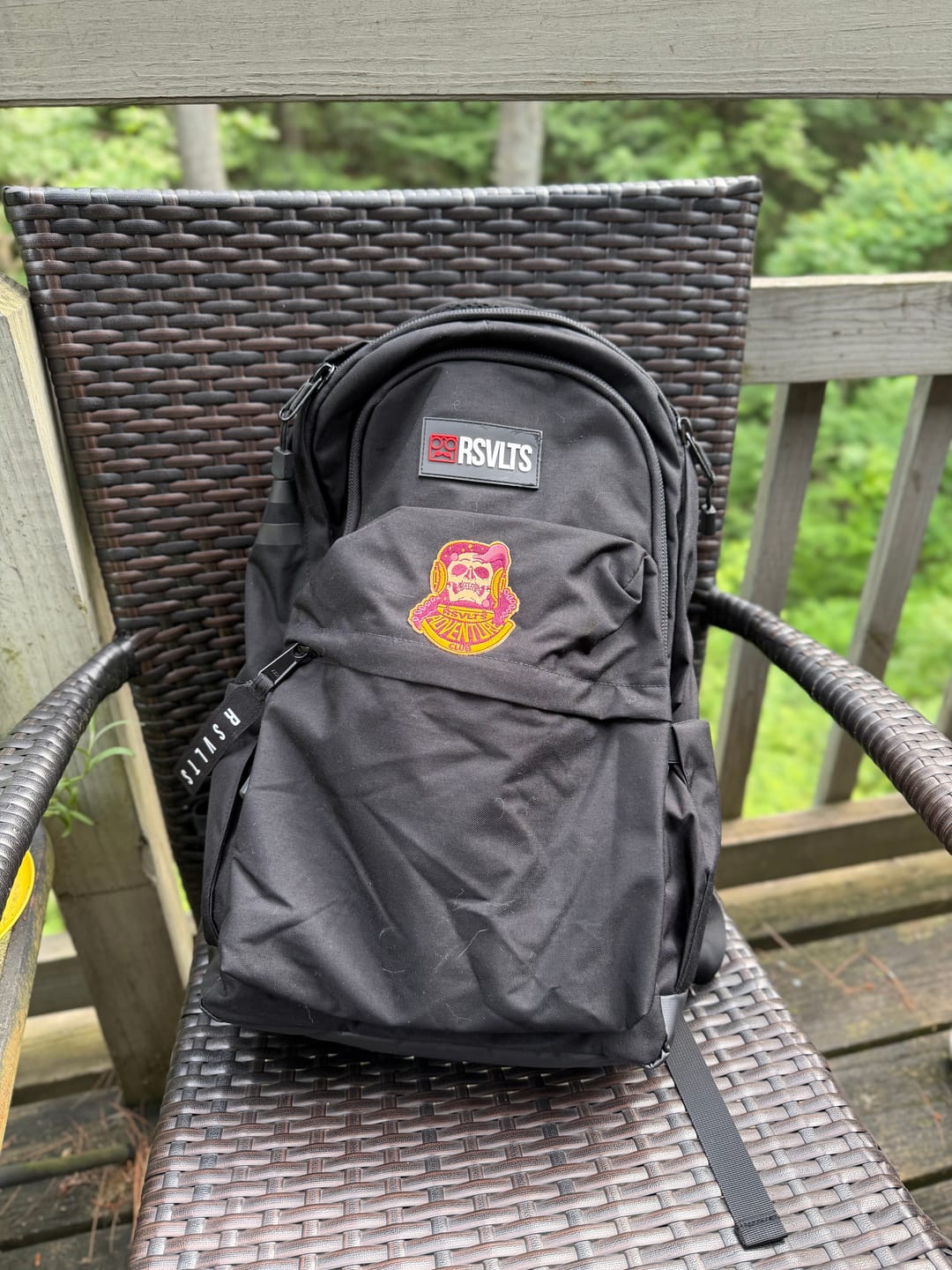 Customer photo review of RSVLTS Black Backpack V1