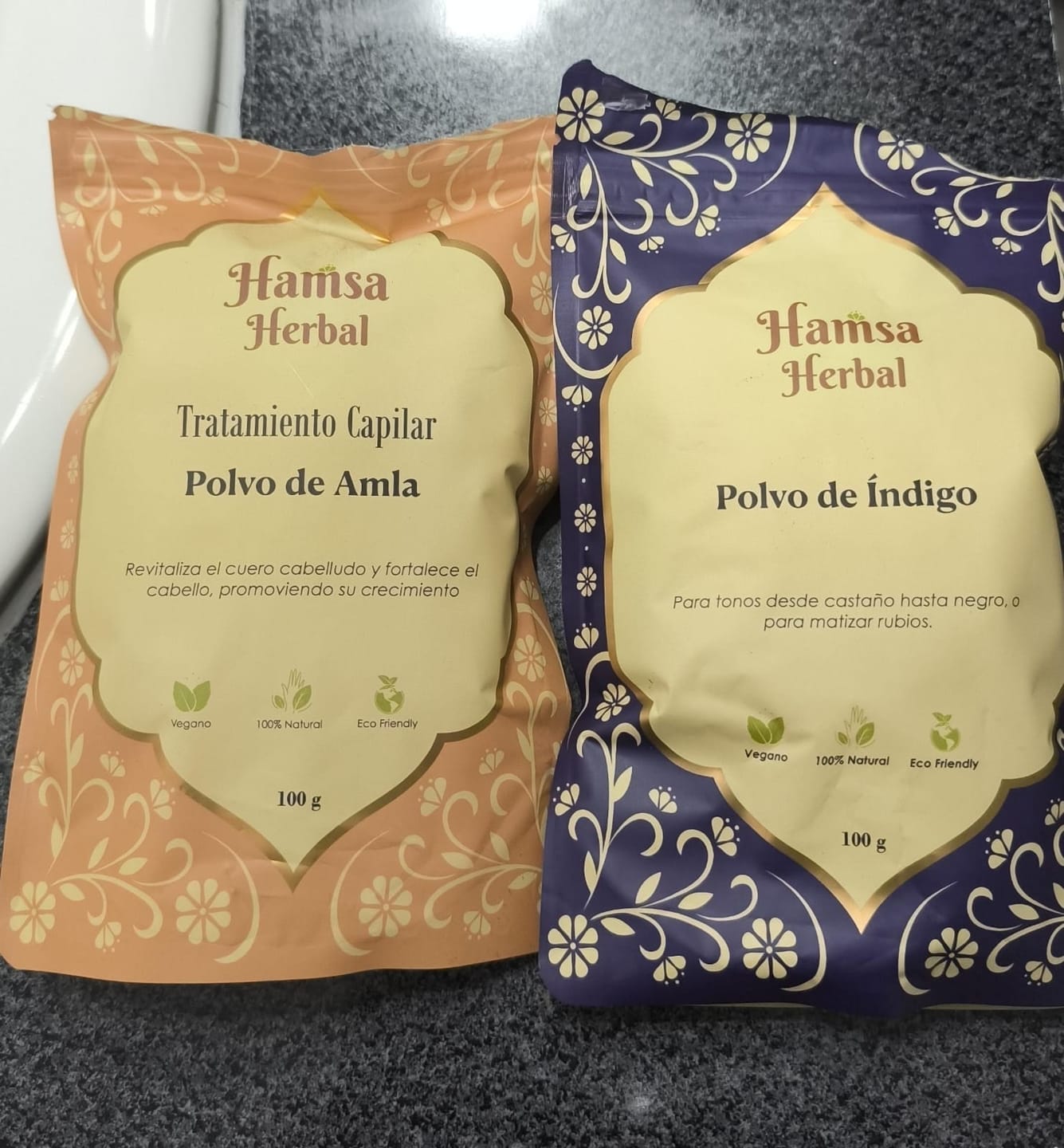 Customer photo review of Henna Jamila Hair -  Cobrizo Natural y Duradero