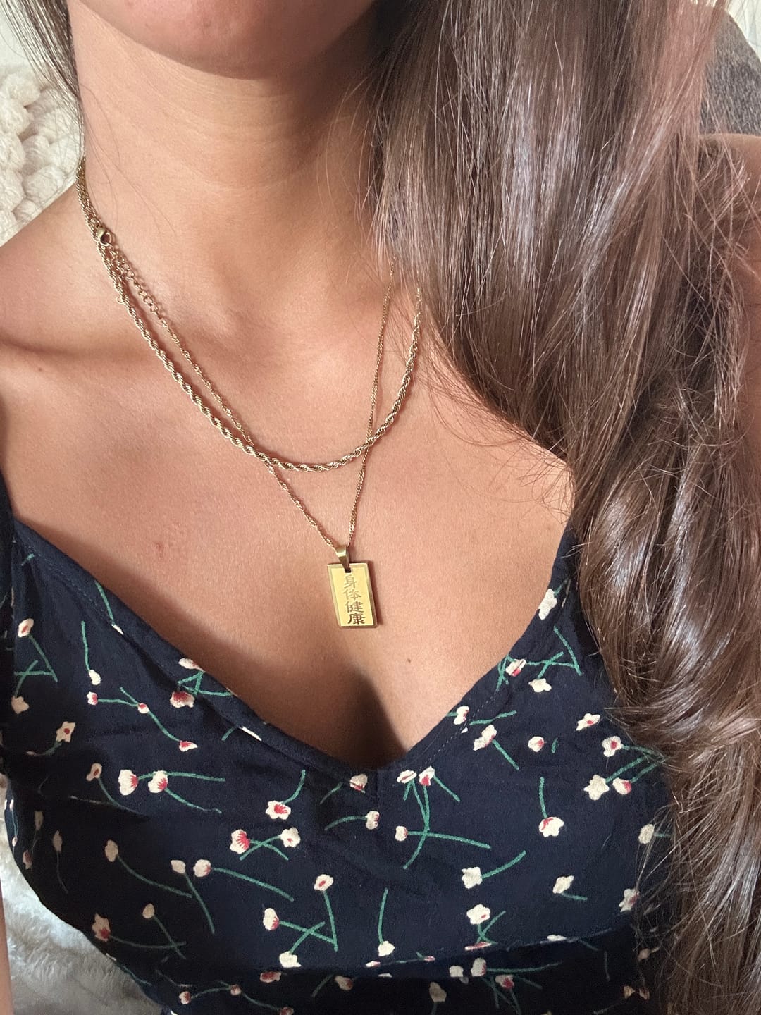 Customer photo review of Thin Rope Chain