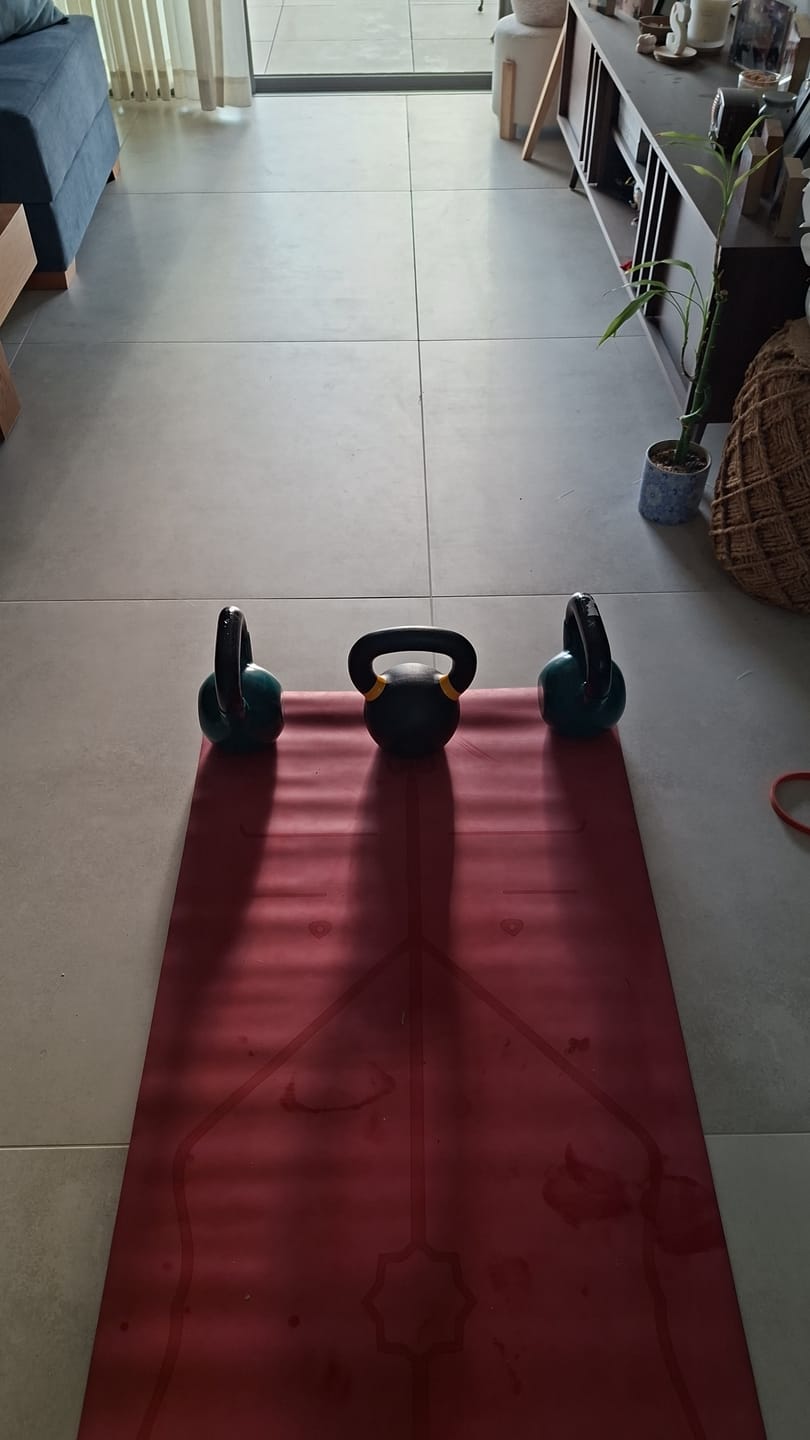 Customer photo review of משקולת קטלבל במגוון משקלים (2-32 ק"ג)