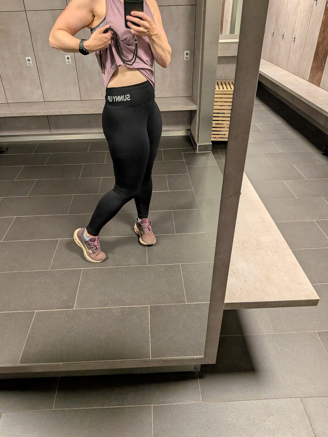 Customer photo review of Leggings Butterfly | Schwarz
