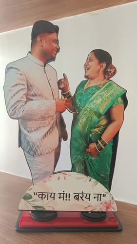 Customer photo review of Personalized Couple & Family Photo Caricature | Unique Gift for Anniversary, Birthday & Special Occasions
