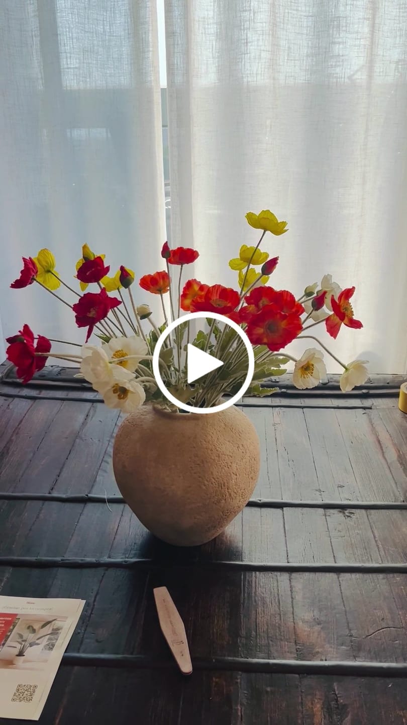 Customer video review of Coquelicots - Mélange d'été (10 tiges)