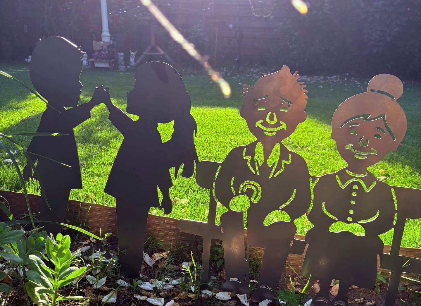Customer photo review of Gartenstecker Oma & Opa