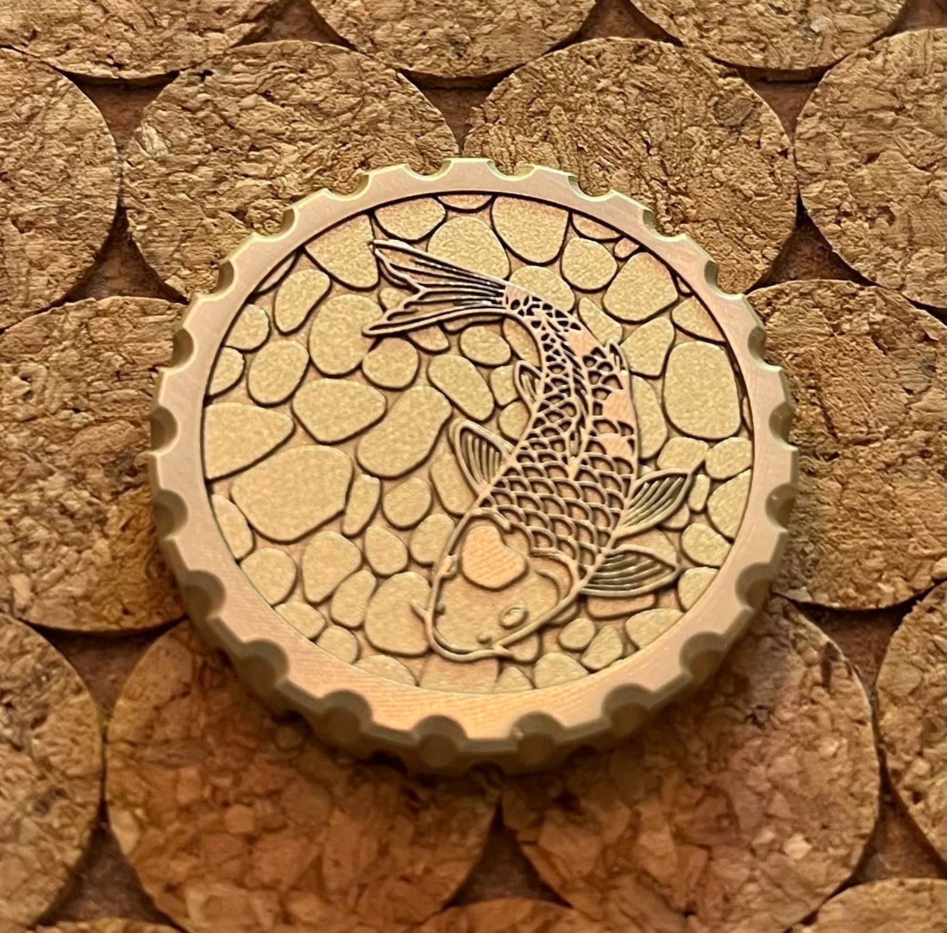 Customer photo review of Koi 2.0 Brass Ball Marker