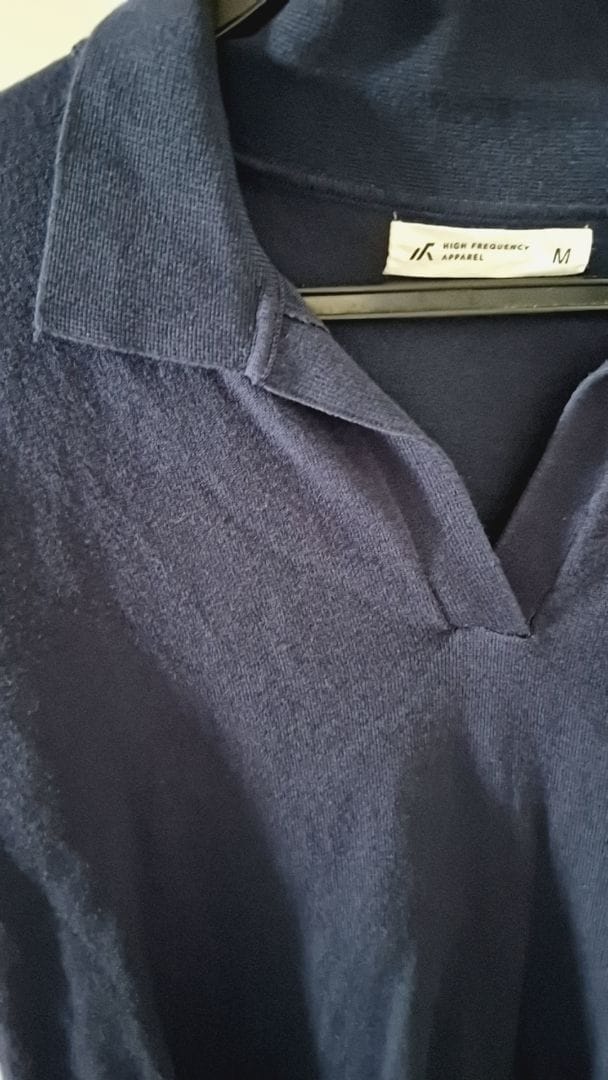 Customer photo review of Knitted Buttonless Polo