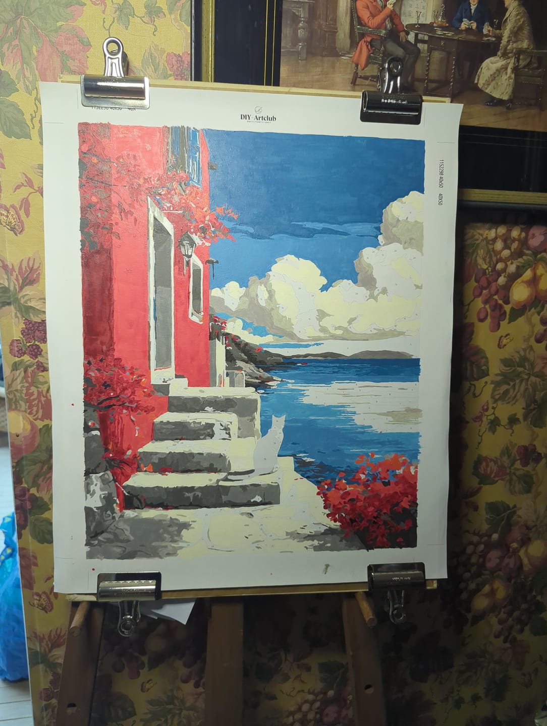 Customer photo review of The red house | Paint by Number