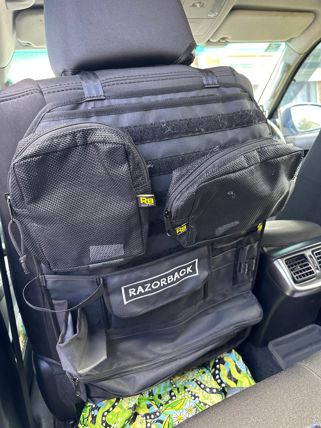 Customer photo review of RB Seat Organiser (In Stock)