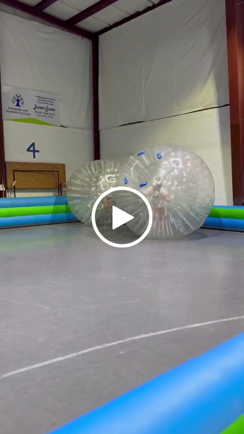 Customer video review of Inflatable Zone Body Zorb Ball Large Human Hamster Ball Zorb Suit